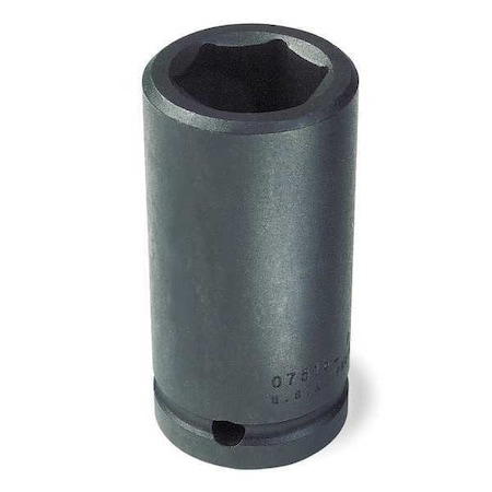 PROTO 3/4 in Drive Impact Socket 1 7/8 in Size 6 pt Deep Depth, Black Oxide J07530L