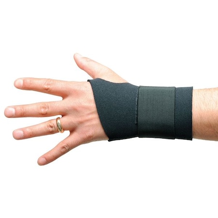 Condor Wrist Support, neoprene, Single Strap, Ambidextrous, Black, Size L 1AGH1