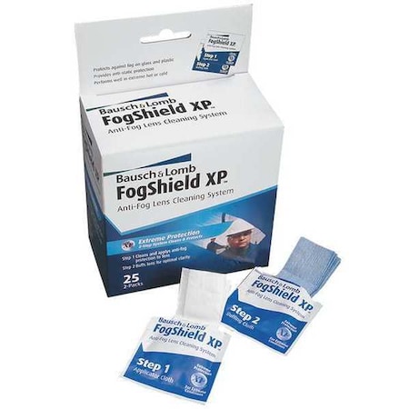 Bausch + Lomb Lens Cleaning Wipes, Individually Wrapped, Anti-Fog, Anti-Static, Silicone, 25 Tissues 8577PMT