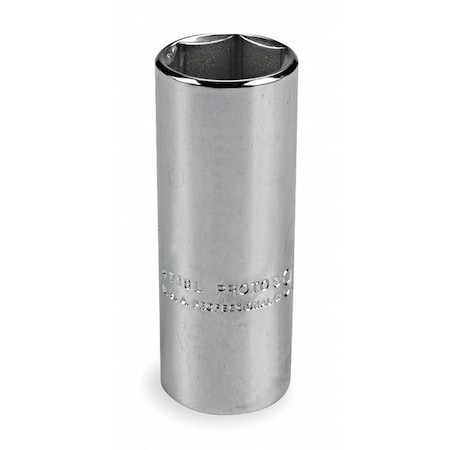 Proto 1/4 in Drive,  1/4" Hex SAE Socket,  6 Points J4708L