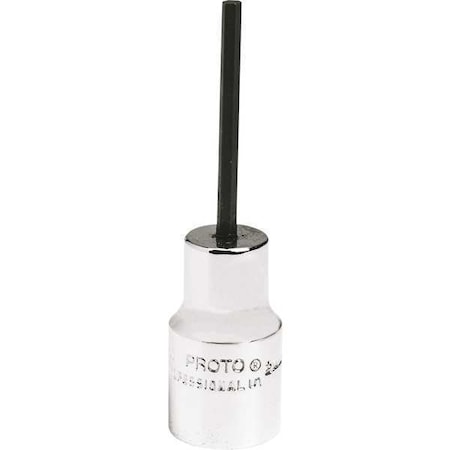 Proto 1/4 in Drive Hex Socket Bit Metric 3 mm Tip, 1 7/8 in L J4770-3M