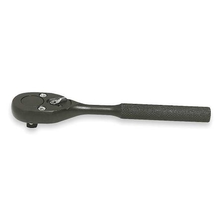 PROTO 3/8" Drive 24 Geared Teeth Pear Head Style Hand Ratchet, 7" L, Black Oxide Finish J5249BL