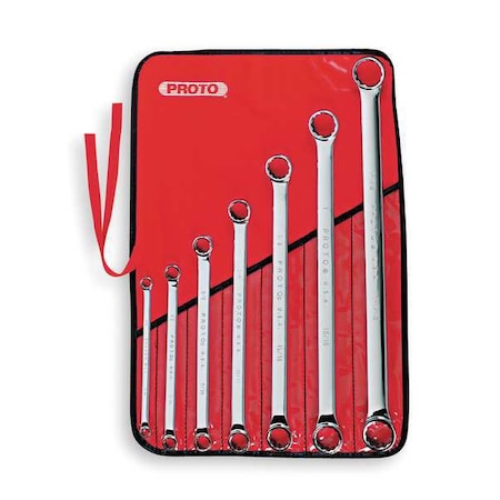 Proto Box End Wrench Set, 5/16" to 1-1/8", 7pcs. J1100R
