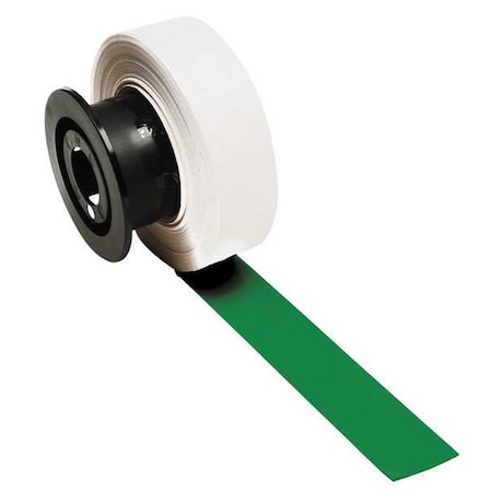 Brady Label Tape Cartridge, Green, Labels/Roll: Continuous 120850