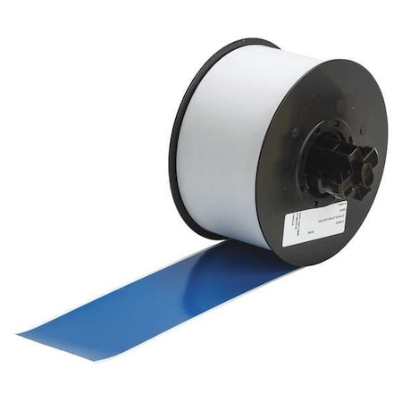 Brady Label Tape Cartridge, Blue, Labels/Roll: Continuous 120858