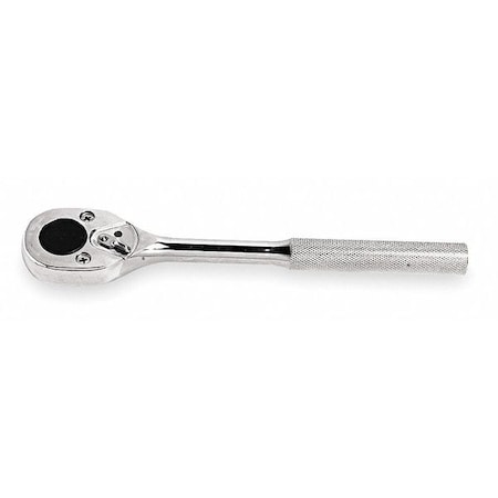 Proto 1/2" Drive 24 Geared Teeth Pear Head Style Hand Ratchet, 10" L, Full Polish Finish J5449