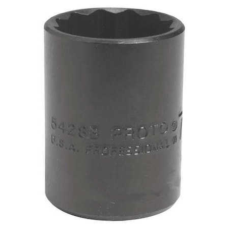 Proto 1/2 in Drive, 13/16" SAE, Socket, 12 Points, Steel, Blk Oxd, 13/16 in J5426B