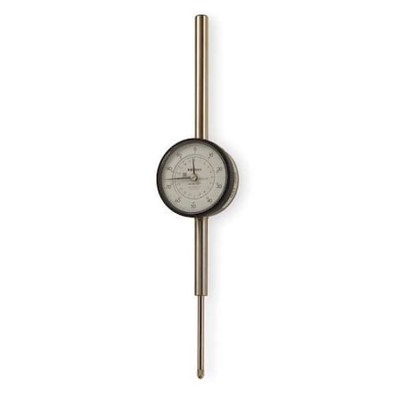 MITUTOYO Dial Indicator, 0 to 2 In, 0-100 2424A-19