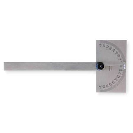 Mitutoyo Protractor, Rectangular, 6 In, Non-Grad 968-201