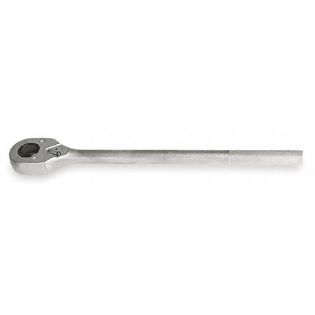Proto 1" Drive 24 Geared Teeth Pear Head Style Hand Ratchet, 26" L, Satin Finish J5849