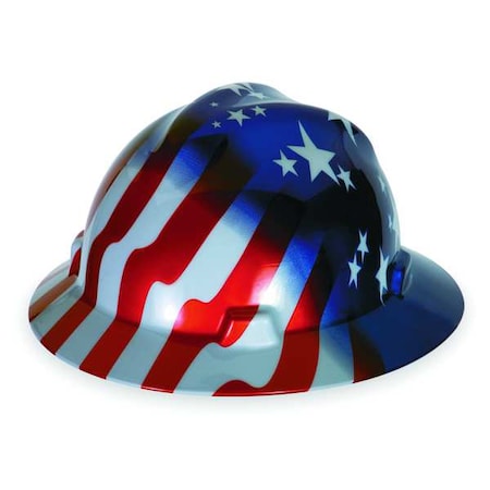 Msa Safety Hard Hat, V-Gard Freedom Series, Polyethylene, 4 Point Pinlock, Type 1, Class E, Red 10071157