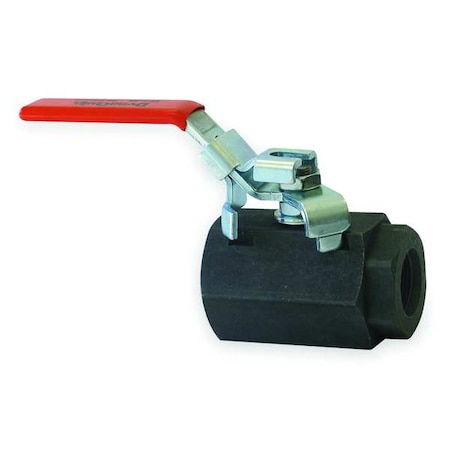 DYNAQUIP CONTROLS 1/4" FNPT Carbon Steel Ball Valve Inline VLE2.AK0P 1/4