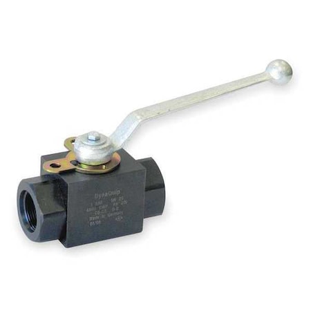 Dynaquip Controls 3/8" FNPT Carbon Steel Ball Valve Inline VAE2.A00P 3/8