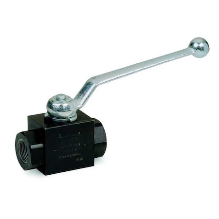 Dynaquip Controls 1-1/2" FNPT Carbon Steel Ball Valve Inline VAE2.A0 1 1/2