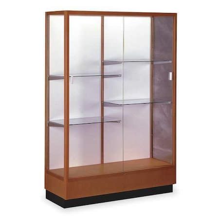 Waddell Display Standard Floor Display Case, Carmel, Length (In.): 48 891K-PB-MK
