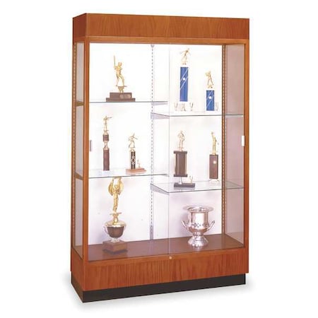 Waddell Display Standard Floor Display Case, Carmel, Shelf Capacity (Lbs.): 20 893K-PB-MK