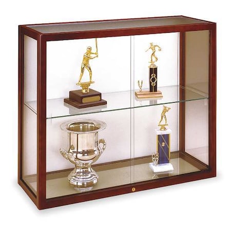 Ghent Wall Mounted Display Case, Honey Maple 894M-MB-H