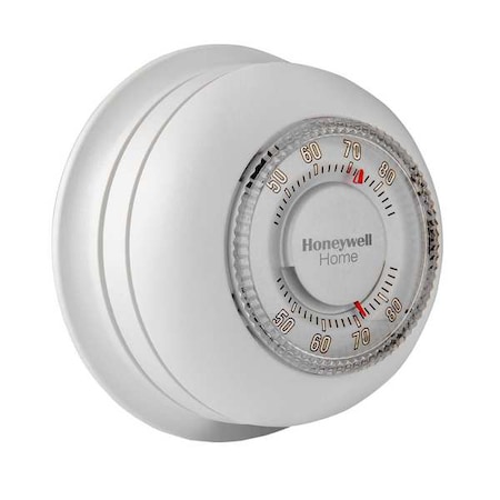 Honeywell Home Thermostat, 1 H, Battery Assisted Power Stealing, 20/30VAC T87K1007