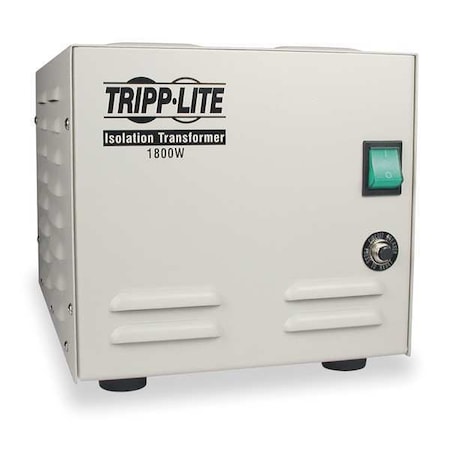 Tripp Lite Isolation Transformer, 1.8 kVA, 120V AC, 120V AC IS1800HG