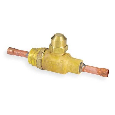 JB INDUSTRIES Refrig Ball Valve, 3/8" ODF, 500 psi V34200