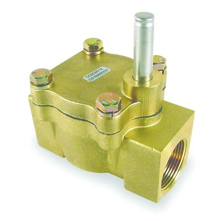 Dayton Brass Steam Solenoid Valve Less Coil, Normally Closed, 3/4 in Pipe Size 007731