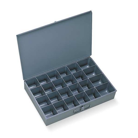 Durham Mfg Steel, Compartment Drawer, 12 1/2 in D x 3 1/8 in H x 18 3/8 in W 102-95-D960