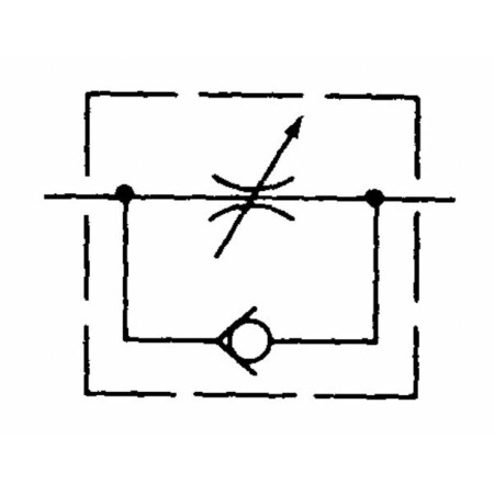 Parker Colorflow Flow Control Valve, Steel, 3/4-14, 25 GPM F1200S | Zoro