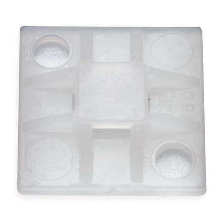 Ty-Rap Cable Tie Mounting Base, Nylon 6/6, Natural, 0.74 in L MPNY-750-9-C