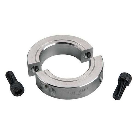 Ruland Shaft Collar, Clamp, 2Pc, 2-1/2 In, Alum SP-40-A