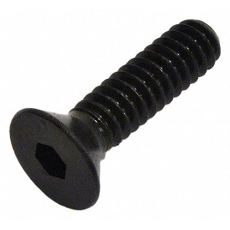 Kerr Lakeside 1/4"-20 Socket Head Cap Screw, Flat, Black Oxide Alloy Steel, 1-1/4 in Length, 100 PK 25C125KFC