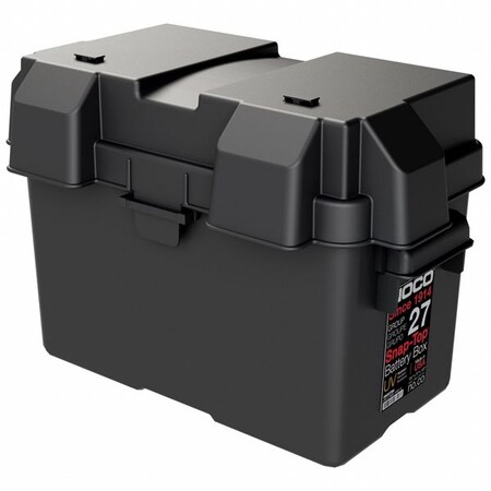 Noco Battery Box, Snap Closure, Black, Plastic HM327BK