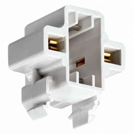 Leviton Lampholder, 75 W, White, 2-Pin (G23) 26719-100