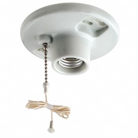 Leviton 660 W, White, Medium Screw (E26) 29816-C