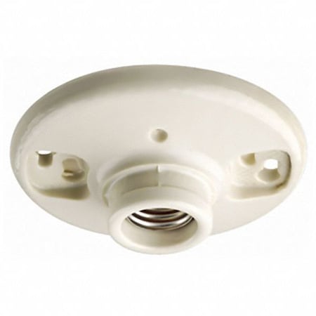 Leviton 660 W, White, Medium Screw (E26) 49875
