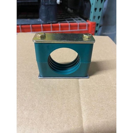 Zsi Vibration Dampening Beta Clamp, Single, 1-1/2 in Pipe, Steel Clamp, Poly Cushion S6030S