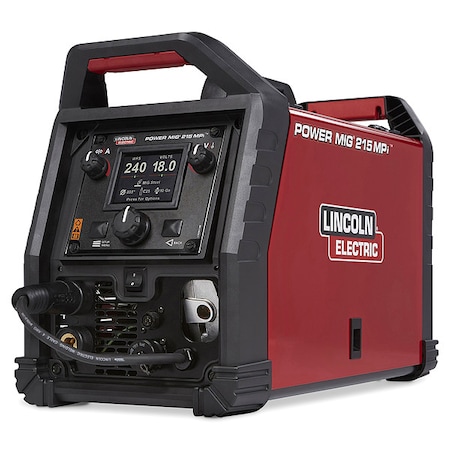 Lincoln Electric Multiprocess Welder, Power MIG 215 MPi, Phase Single-Phase , 120V AC, 230V AC K4876-1