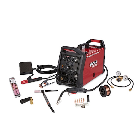 Lincoln Electric Multiprocess Welder, Power MIG 215 MPi, Phase Single-Phase , 120V AC, 230V AC K4878-1