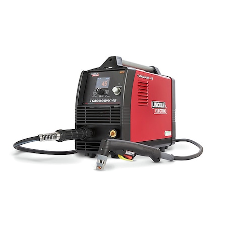 Lincoln Electric Plasma Cutter, Red, 60 Hz, 230 V AC, 28 lb K5458-1