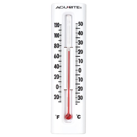 Acurite Indoor and Outdoor Thermometer, 6.5" 00338A2