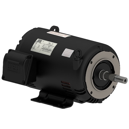 Weg Pump Motor, 182/4JM, 208-230/460V 00536OT3E182JM-S