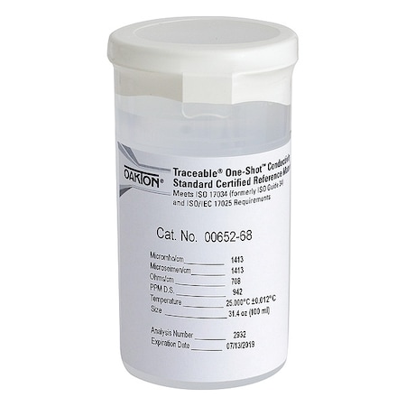 Control Co Conductivity One-Shot Standard Crm, PK6 4174