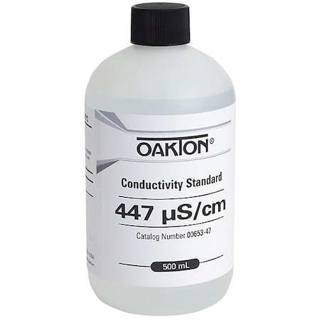 Oakton Calibration Solution.EC, 447 uS/cm, 1 Pt WD-00653-47