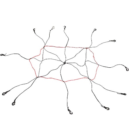 Erickson Cargo Net, Adj. Bungee, L72In, W60In 01018