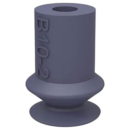 Piab Vacuum Cup, Si, Clear, 0.65" dia., PK10 B10-2.21