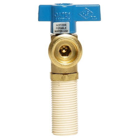 Oatey Washing Machine Valve, 3/4 in., CPVC, Blue 38969