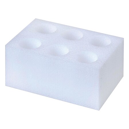 Spex Sampleprep Vial Holder, Foam, White 1686