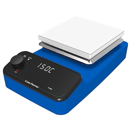 Cole Parmer Hot Plate, Digital, Ceramic, Square, 120V 04806-30