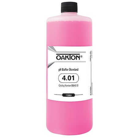 Oakton Buffer Solution, pH 4.01; 1000 mL 0594222