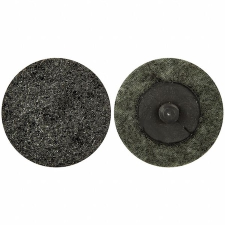 Zoro Select Quick-Change Disc, Aluminum Oxide, 3" dia 05539554525