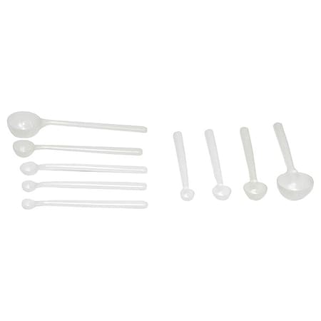 Zoro Select Sampling Spoon, 17.1cm L, 10 mL, 0, PK100 0626403